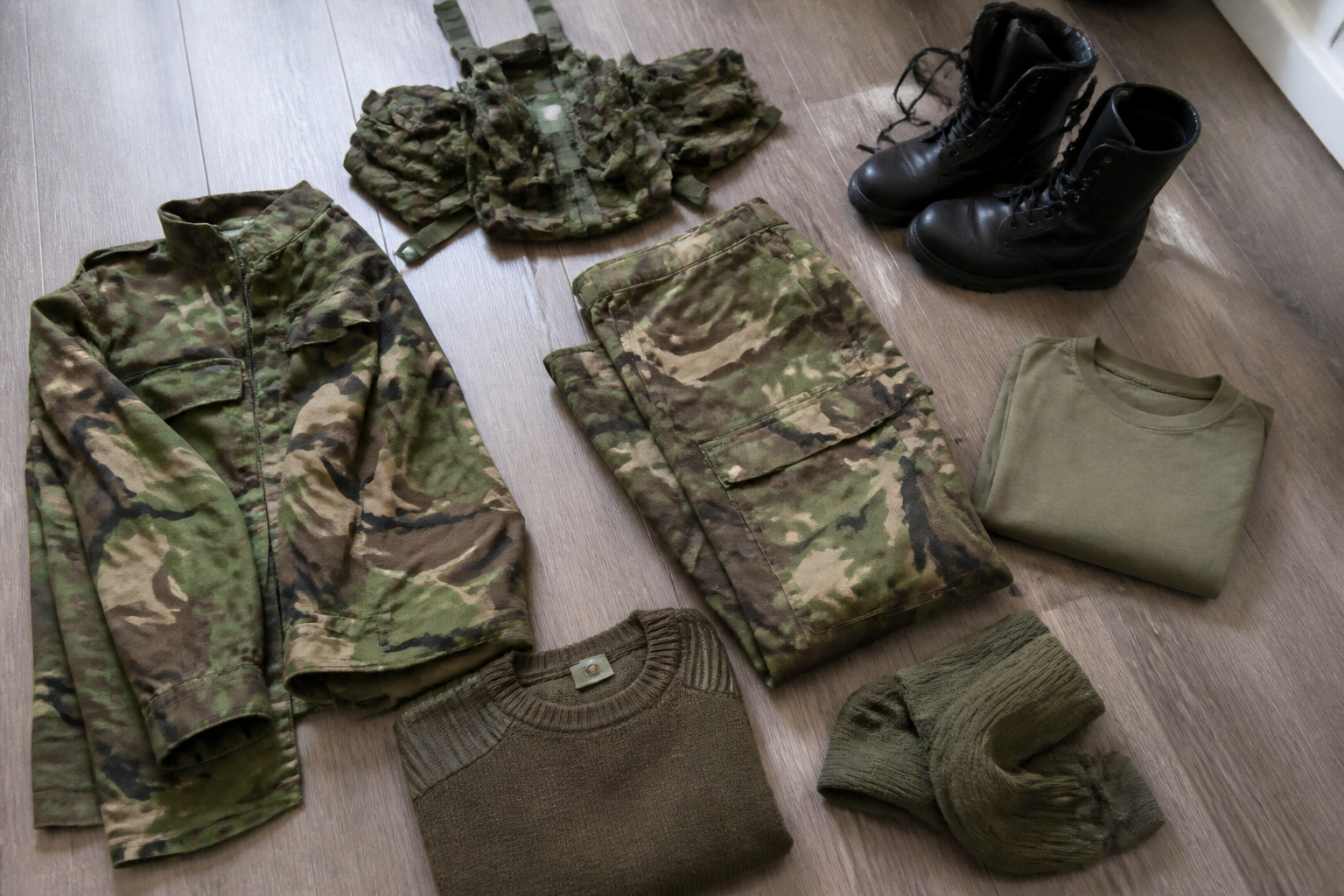 Overige legerkleding vragen